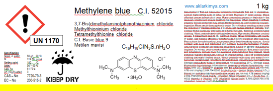 Metilen Mavisi   [Methylene Blue] -     1 kg. ürün görseli